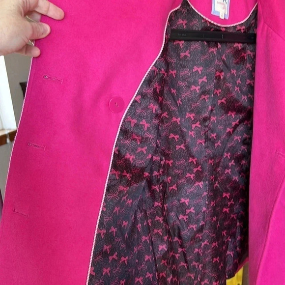 Tommy Girl pink pea coat size Small - Picture 9 of 10